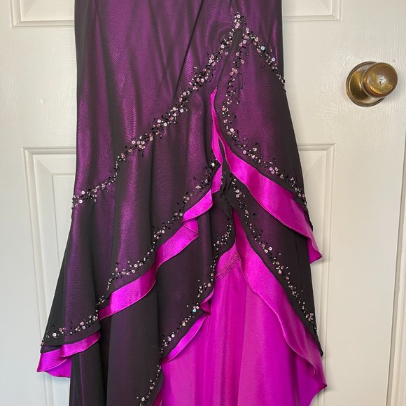 Laissez Les Bons Temps Rouler! Beaded Hi Low Dress - Picture 3 of 9